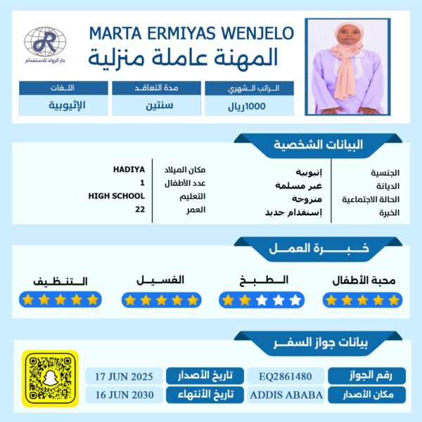 مكتب استقدام اثيوبيه